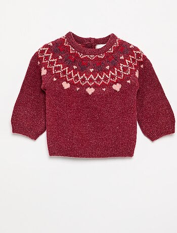 Pull 'Minnie' 'Disney' à col rond 'Noël'