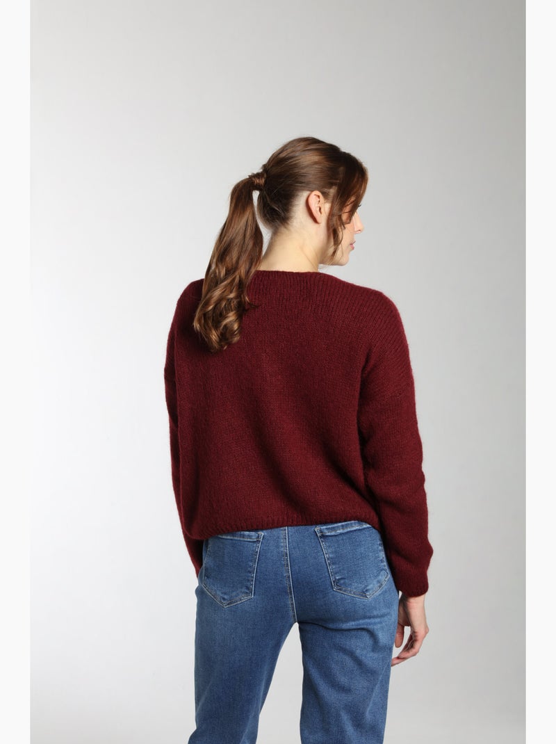 Pull Mohair  | Gerard Pasquier Bordeaux - Kiabi