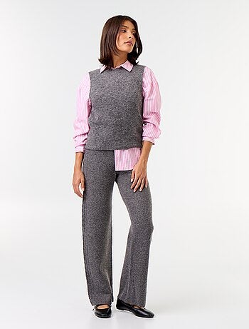 Pull mohair sans manches