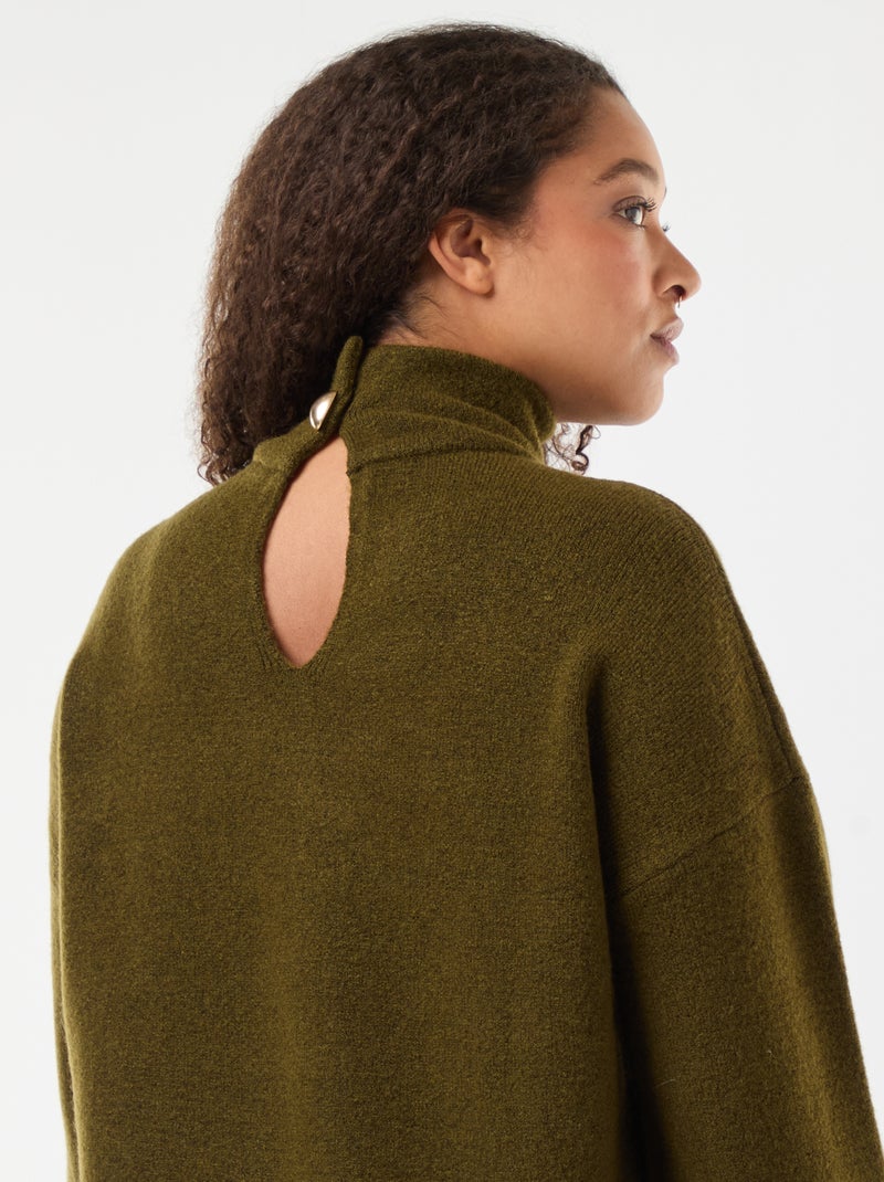 Veste Kaki River Island Avec Fente Dans Le Dos - Taille 10 - Polyester - Neuf Sans étiquettes