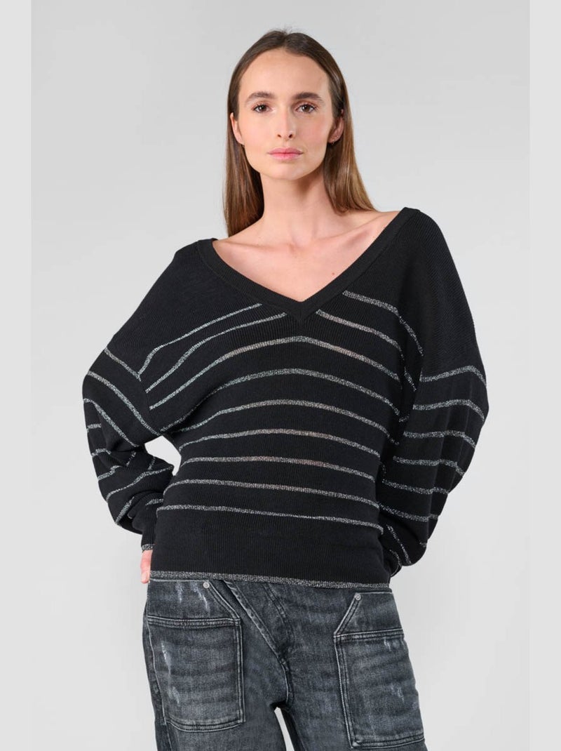 Pull MORE 'Le Temps Des Cerises' Noir - Kiabi