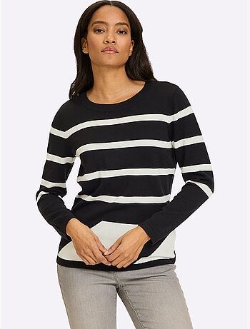 Pull motif graphique - taille standard - helline