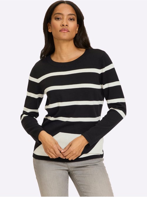 Pull Motif Graphique - Taille Standard - Helline - Kiabi