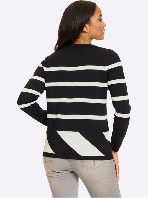 Pull Motif Graphique - Taille Standard - Helline - Kiabi