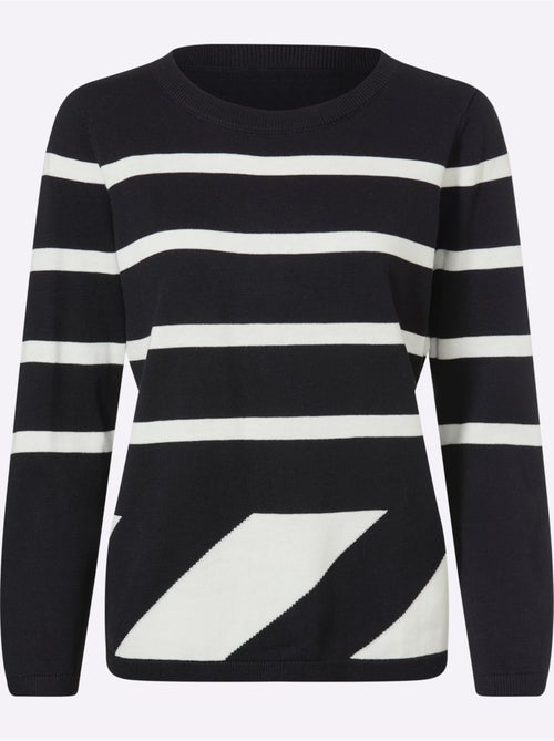 Pull Motif Graphique - Taille Standard - Helline - Kiabi