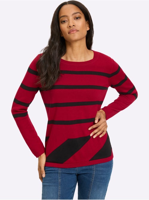 Pull Motif Graphique - Taille Standard - Helline - Kiabi