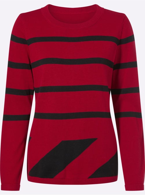 Pull Motif Graphique - Taille Standard - Helline - Kiabi