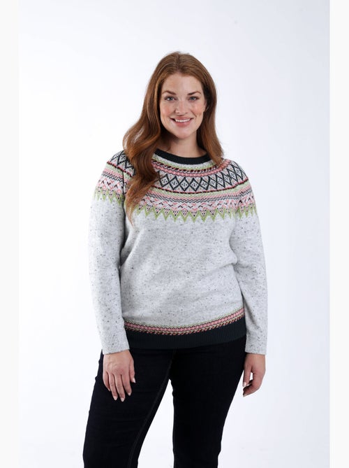 Pull motif jacquard PAPRIKA - Kiabi Pull motif jacquard PAPRIKA - Kiabi
