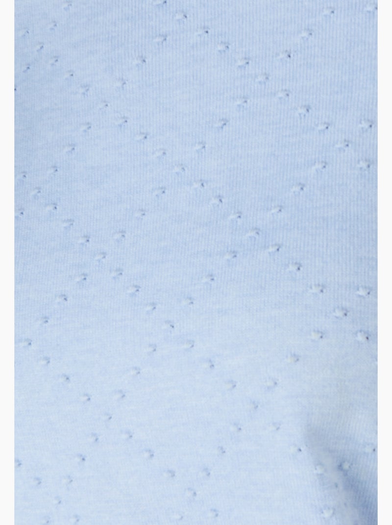 Pull motif losanges - Damart Bleu - Kiabi