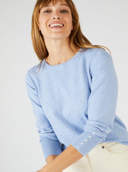 Pull motif losanges - Damart - Kiabi