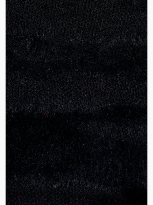 Pull motif zébré maille poilue - Damart - Kiabi