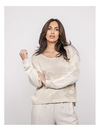 Pull motifs lurex KALYSSA
