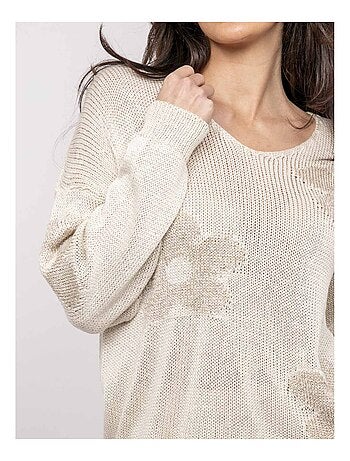 Pull motifs lurex KALYSSA