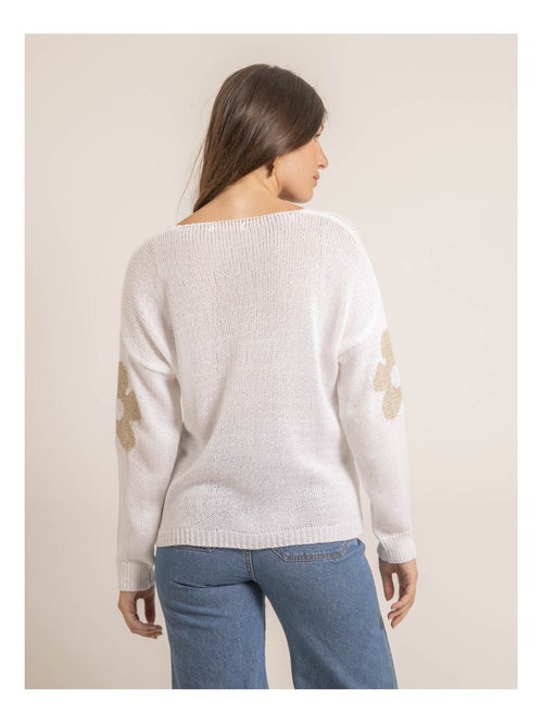 Pull motifs lurex KALYSSA - Kiabi