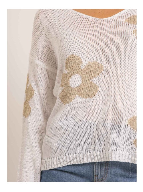 Pull motifs lurex KALYSSA - Kiabi