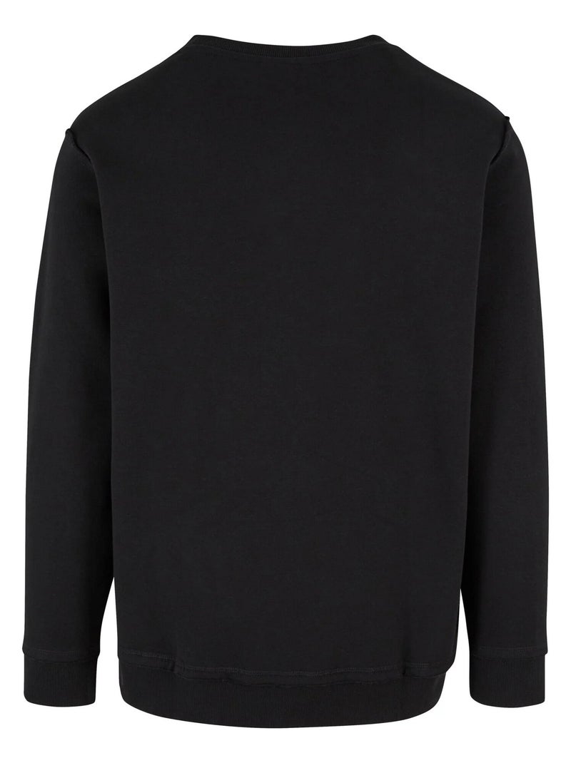 Pull motif/style ras-du-cou - urban classics Noir - Kiabi
