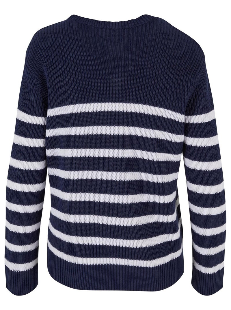 Pull motif/style rayé - urban classics Bleu Bleu marine Blanc - Kiabi