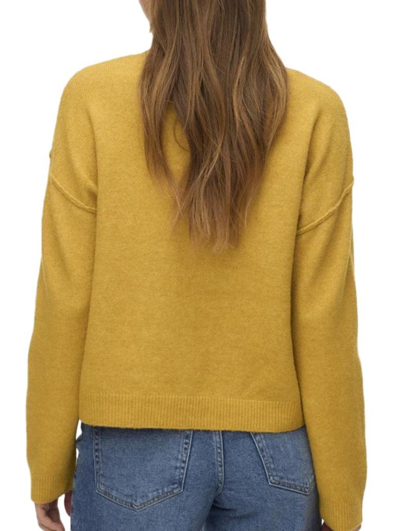Pull Moutarde Femme Vero Moda Jaune - Kiabi