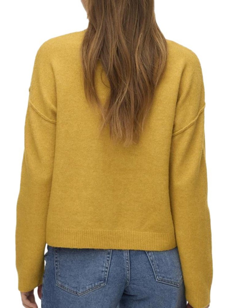 Pull moutarde femme vero moda Jaune - Kiabi