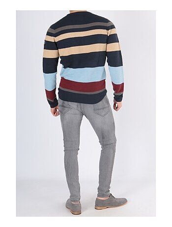 Pull multi color col rond