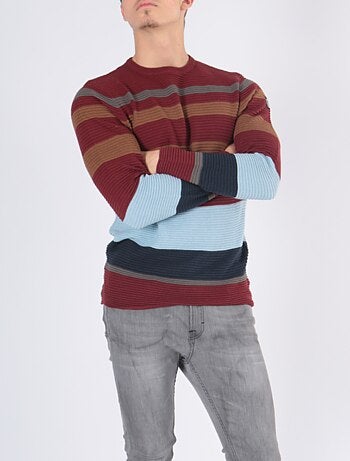 Pull multi color col rond