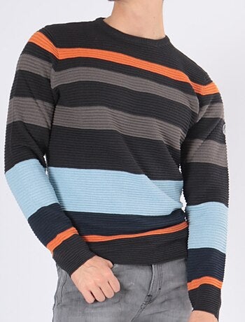 Pull multi color col rond