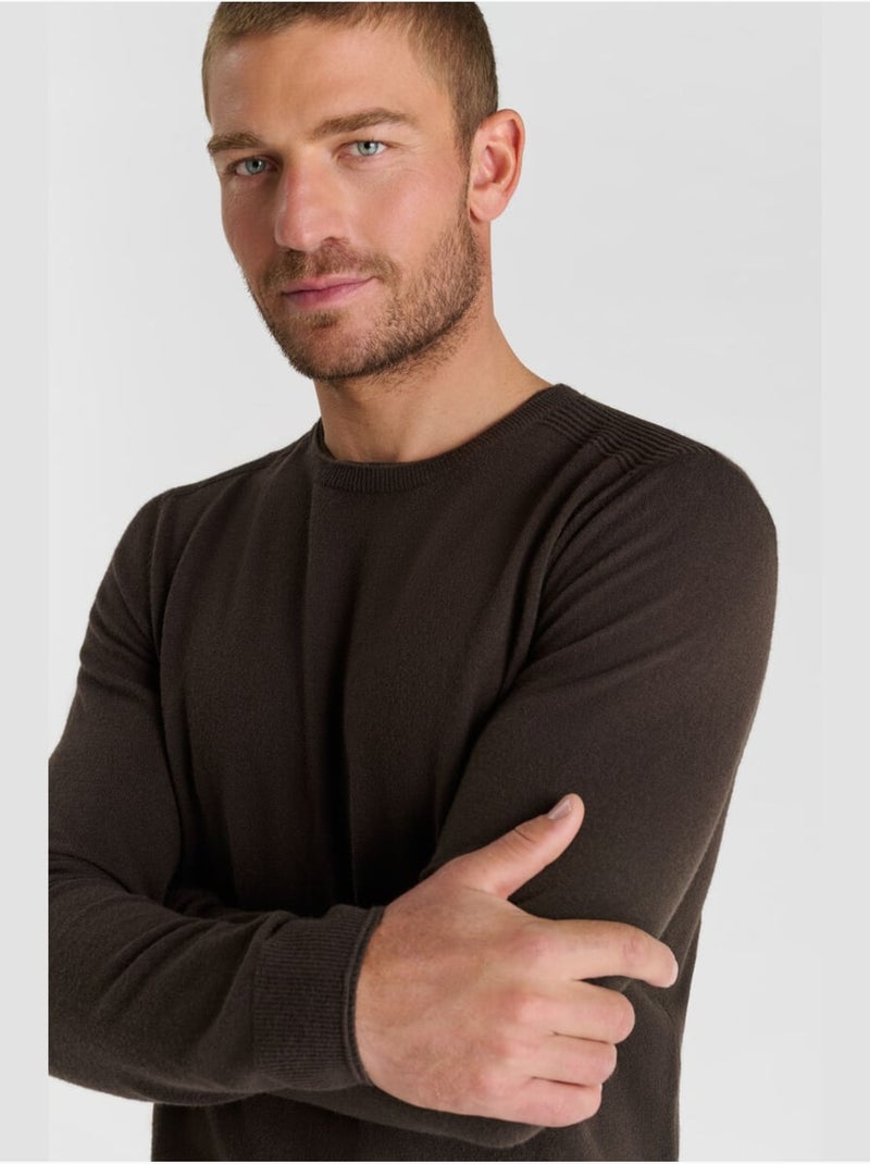 Pull nardi 'le temps des cerises' Marron - Kiabi