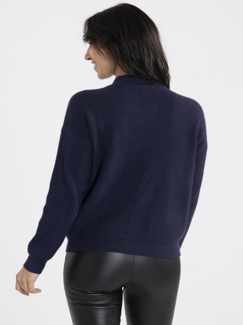 Pull Nino   Avec Col Rond | Gerard Pasquier Bleu marine - Kiabi
