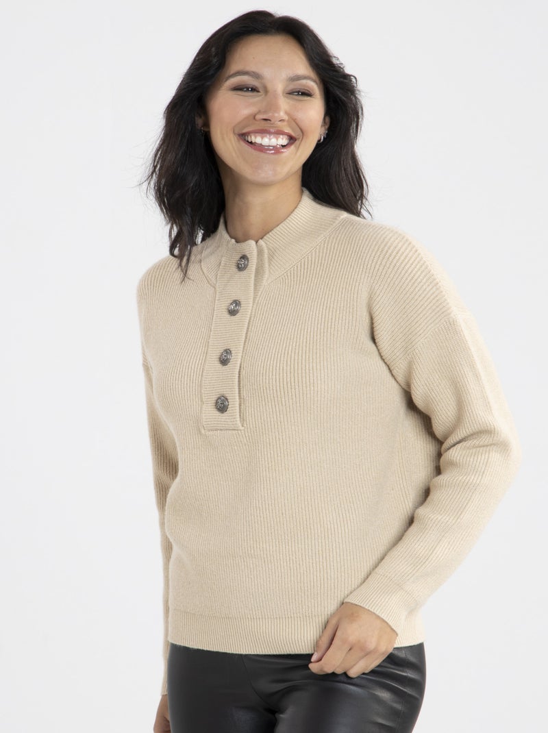 Pull Nino   Avec Col Rond | Gerard Pasquier Camel - Kiabi