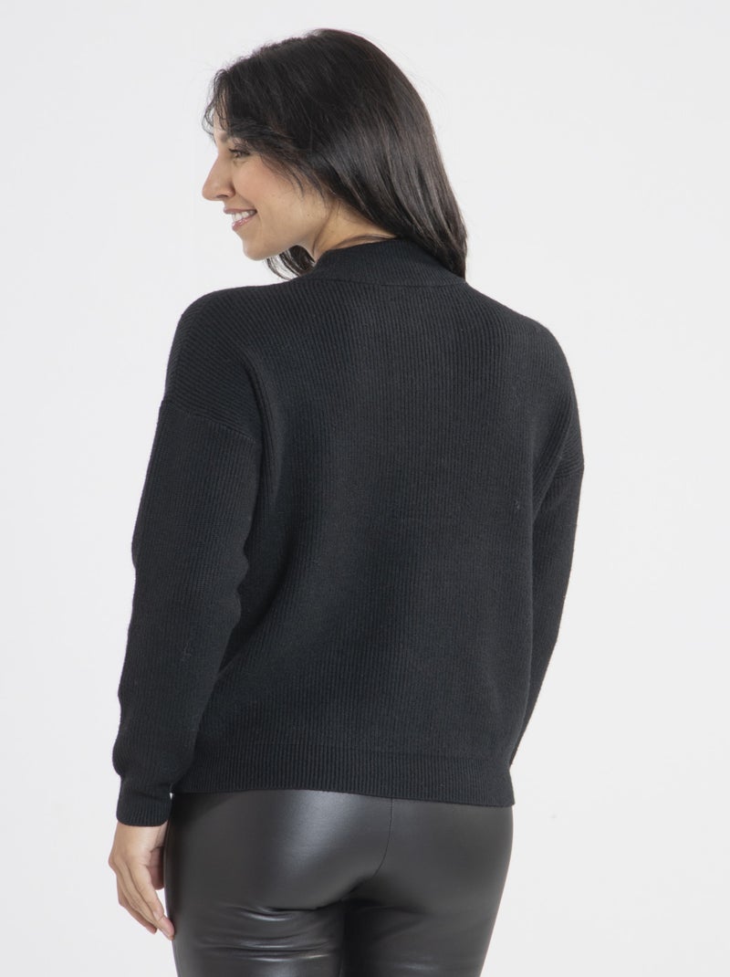 Pull Nino   Avec Col Rond | Gerard Pasquier Noir - Kiabi