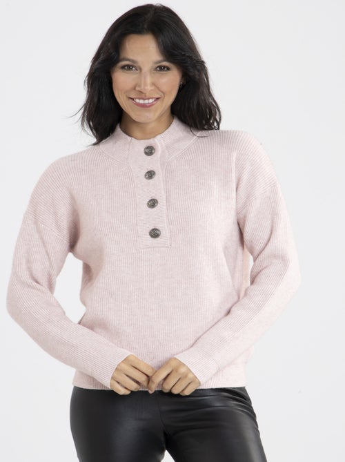 Pull Nino Rose  Avec Col Rond | Gerard Pasquier - Kiabi