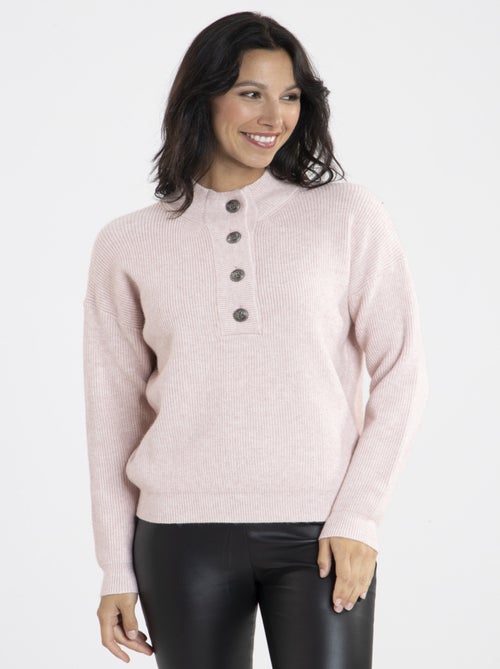 Pull Nino Rose  Avec Col Rond | Gerard Pasquier - Kiabi