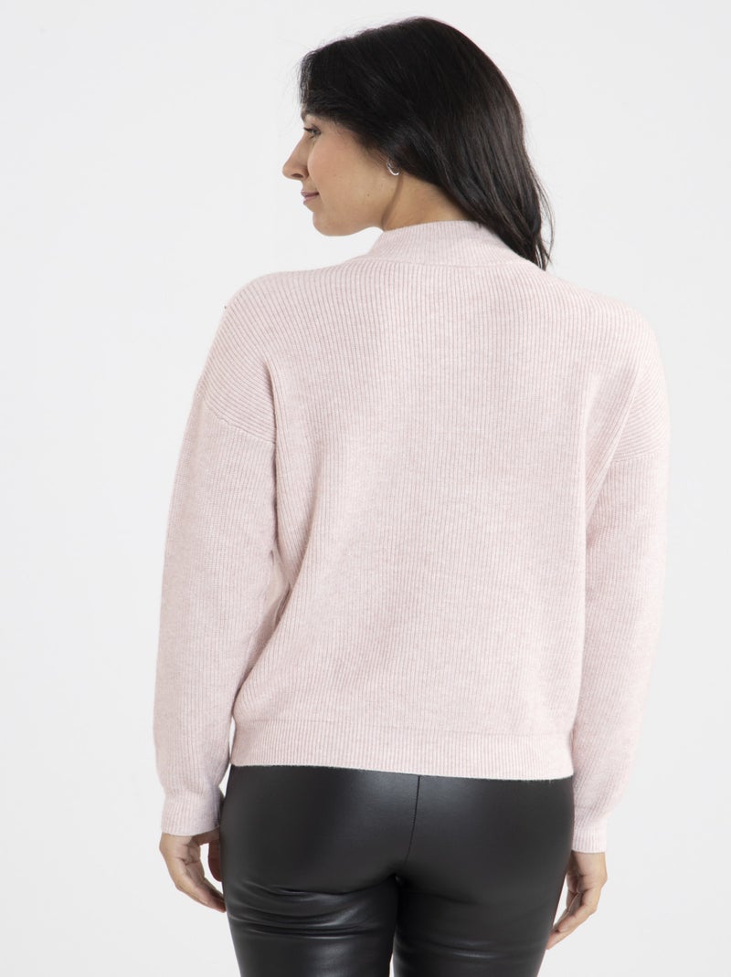 Pull Nino Rose  Avec Col Rond | Gerard Pasquier Rose - Kiabi