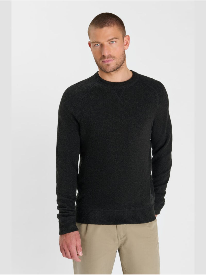 Pull nitor 'le temps des cerises' Noir - Kiabi