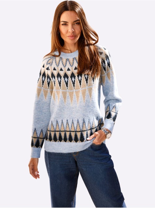 Pull norvégien joli motif norvégien - taille standard - helline - Kiabi Pull norvégien joli motif norvégien - taille standard - helline - Kiabi