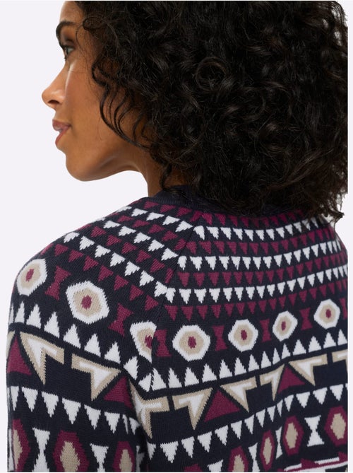Pull Norvégien Manches Raglan - Taille Standard - Moda Vilona - Kiabi Pull Norvégien Manches Raglan - Taille Standard - Moda Vilona - Kiabi