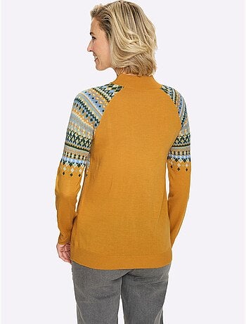 Pull norvégien manches raglan - taille standard - moda vilona