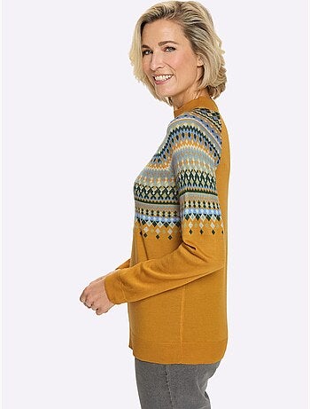 Pull norvégien manches raglan - taille standard - moda vilona