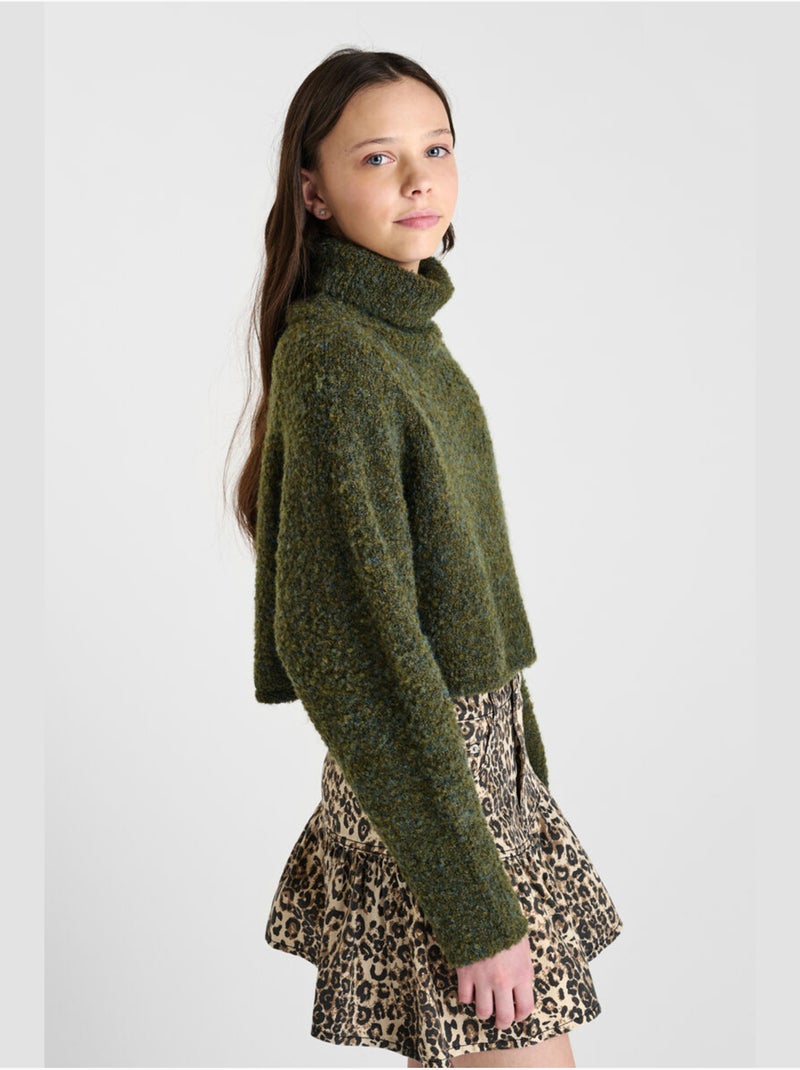 Pull ODRAGI 'Le Temps Des Cerises' Kaki - Kiabi