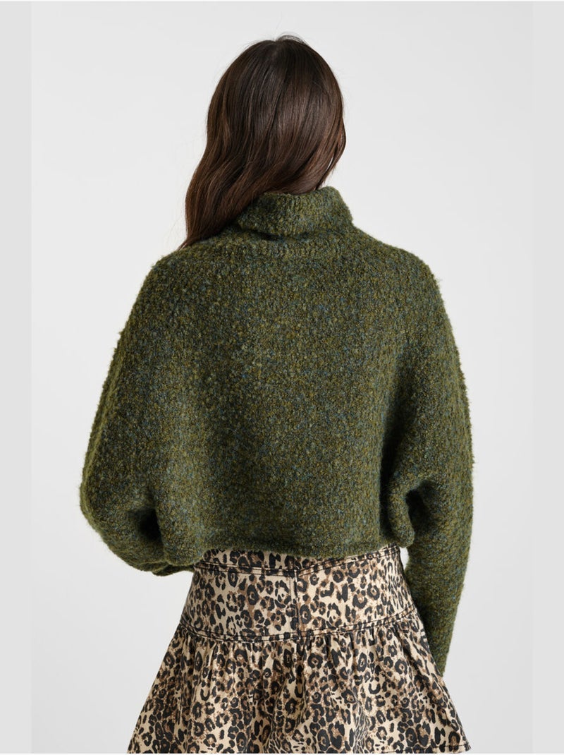 Pull ODRAGI 'Le Temps Des Cerises' Kaki - Kiabi