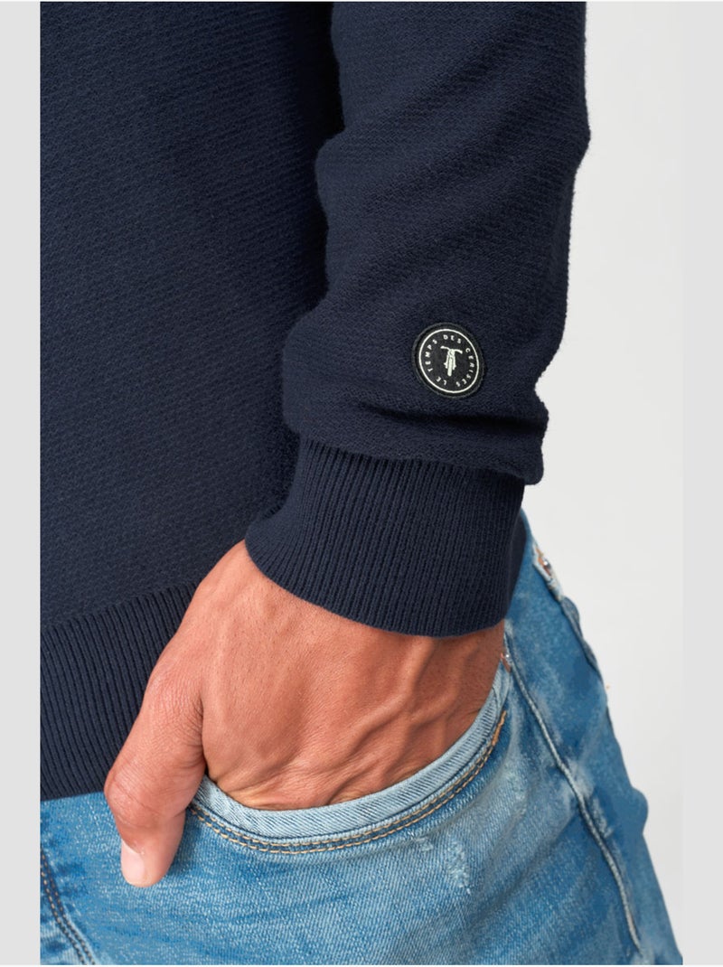 Pull oras 'le temps des cerises' Bleu - Kiabi