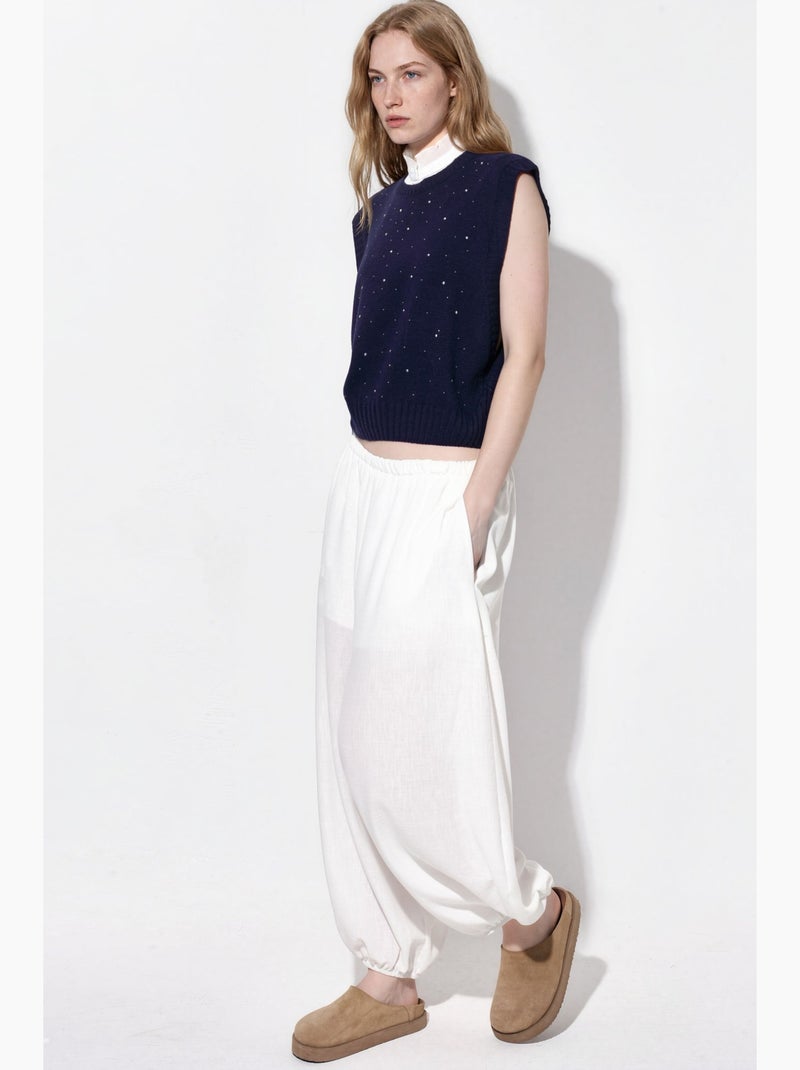Pull orné hiccup Bleu lagon - Kiabi