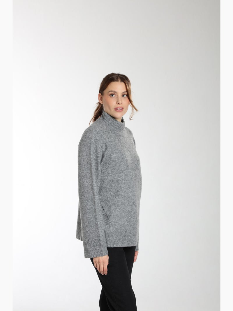 Pull Otto  | Gerard Pasquier Avec Col Cheminée | Gerard Pasquier Gris - Kiabi