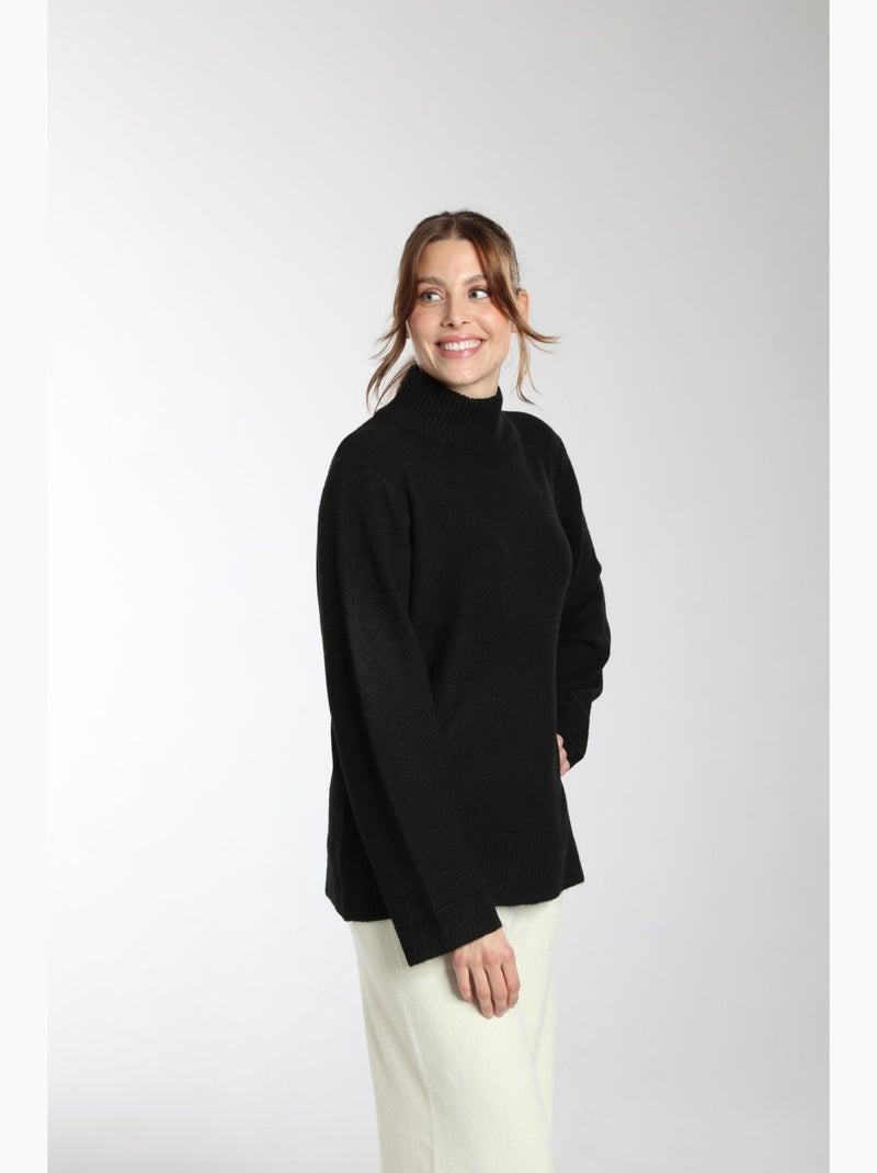 Pull Otto  | Gerard Pasquier Avec Col Cheminée | Gerard Pasquier Noir - Kiabi