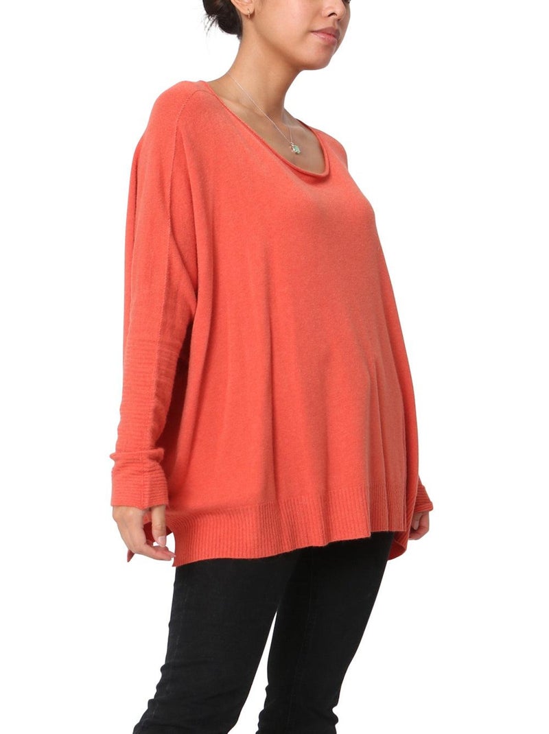 Pull overside EMIZA Orange - Kiabi