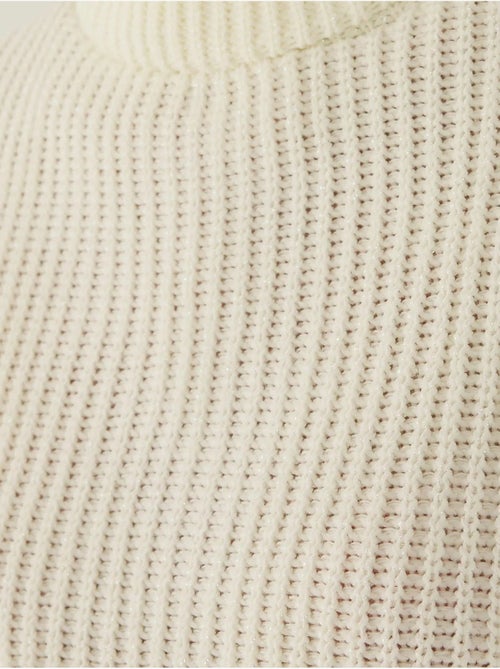 Pull oversize à col montant - Kiabi