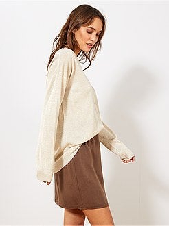 Pull oversize col V - Kiabi