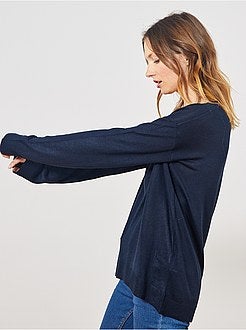 Pull oversize col V - Kiabi