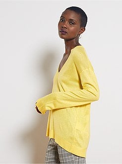 Pull oversize col V - Kiabi