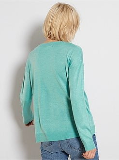 Pull oversize col V - Kiabi